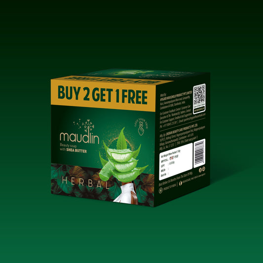 Maudlin Herbal Soap | Shea Butter |78% TFM | Buy 2 Get 1 Free (100gm x 3)