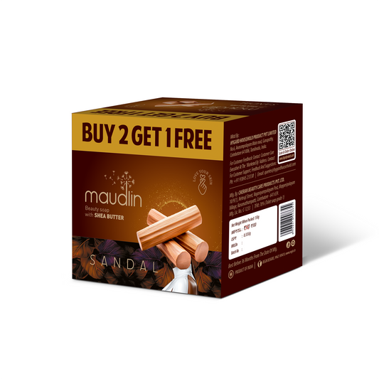 Maudlin Sandal Soap with Shea Butter – 78% TFM Bathing Bar | Buy 2 Get 1 Free