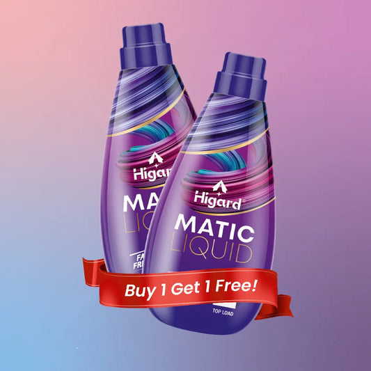 Top Load Matic Liquid Detergent Buy 1 Get 1 Free Higard