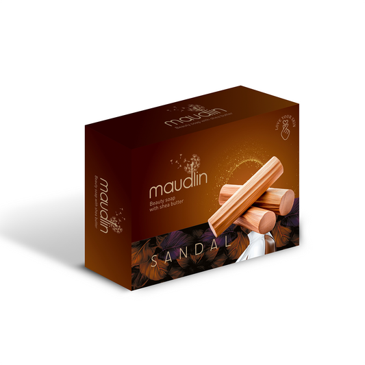 Maudlin Sandal Soap | Shea Butter | Beauty Soap |78% TFM | 100gm