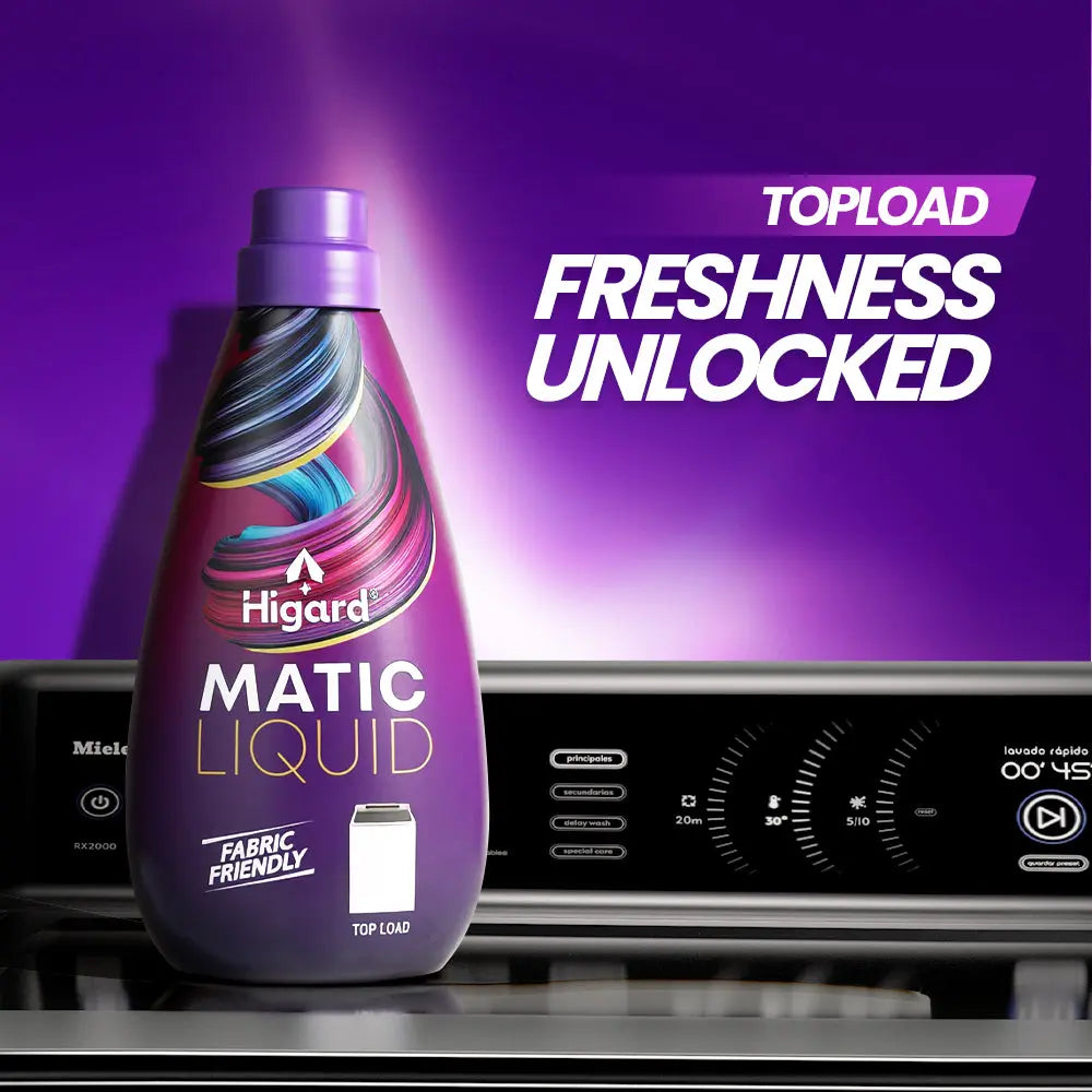 Top Load Matic Liquid Detergent Buy 1 Get 1 Free Higard