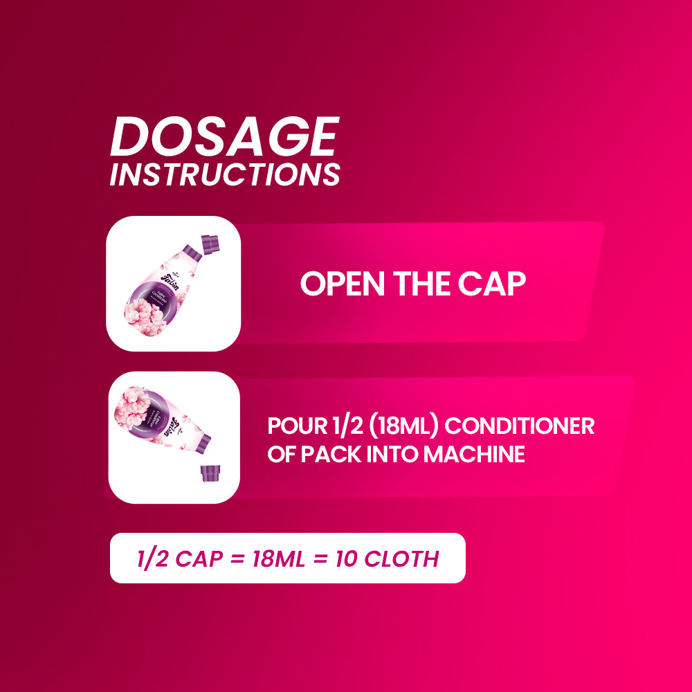 Fabin Peach Berry Fabric Conditioner 1L