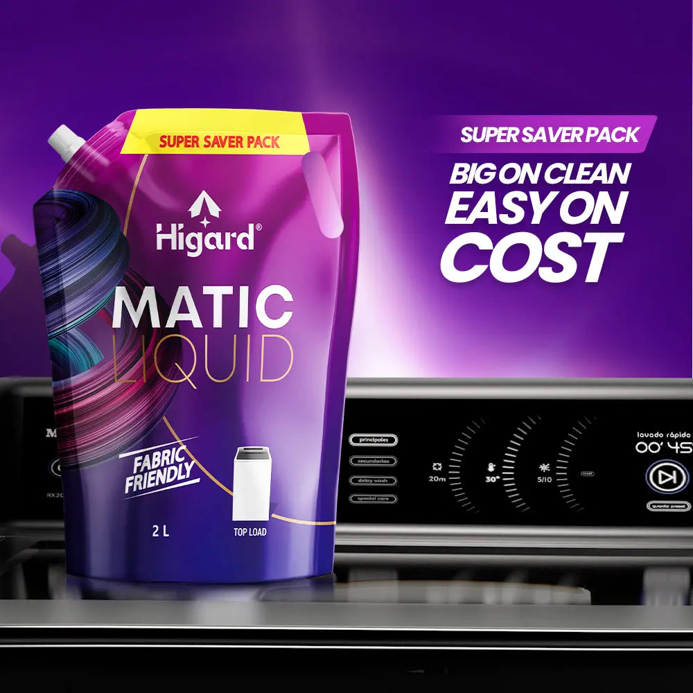 Top Load Matic Liquid Detergent 2L | Super Sever Pack Higard