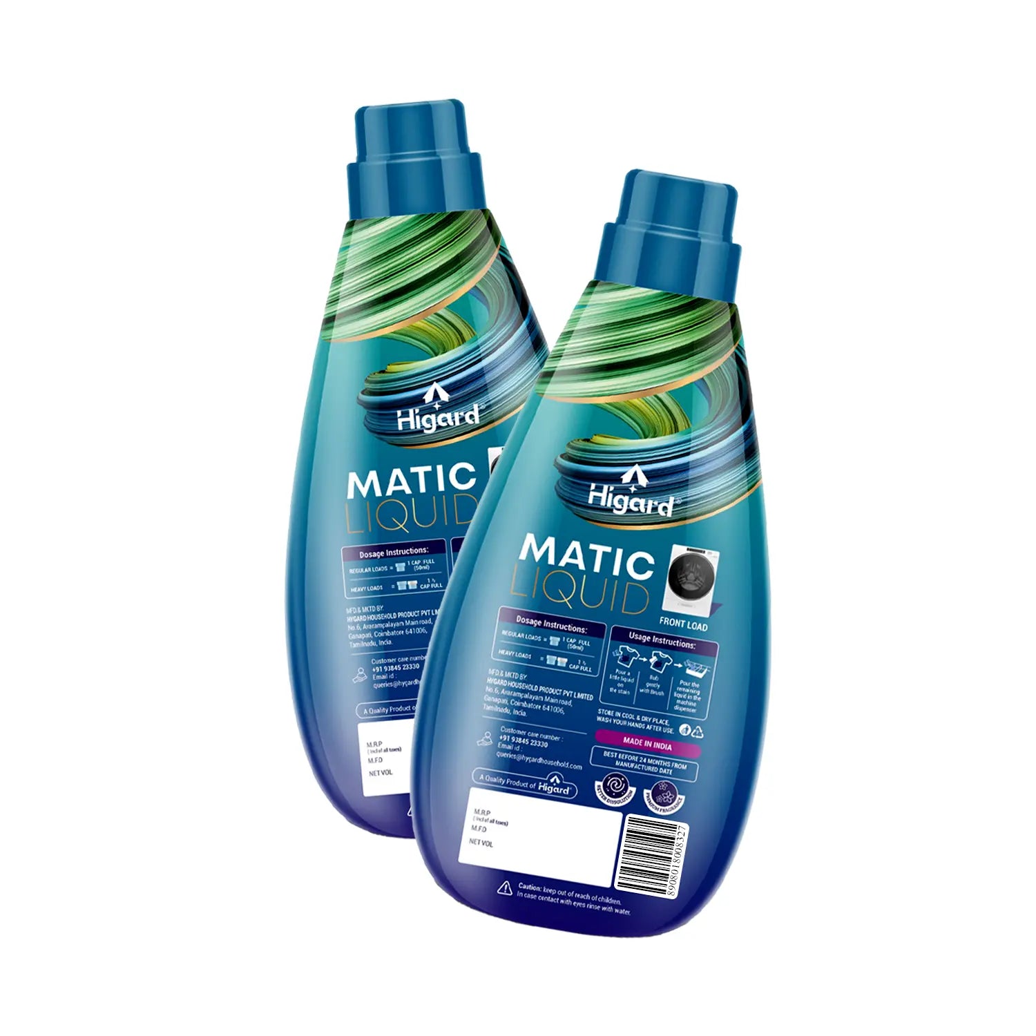 Front Load Matic Liquid Detergent - Buy 1 Get 1 Free Higard