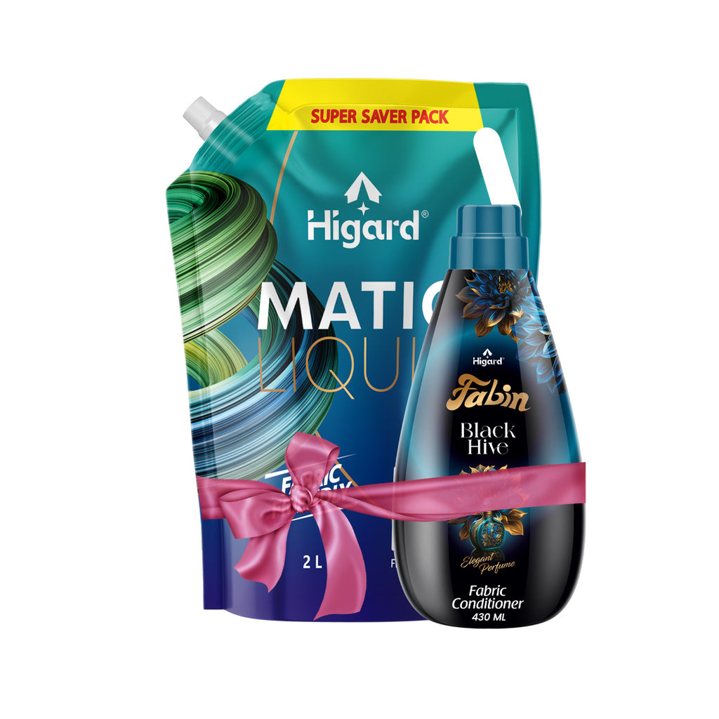 Matic Liquid Detergent – Front Load + Fabin Fabric Conditioner 430 ml (FREE)