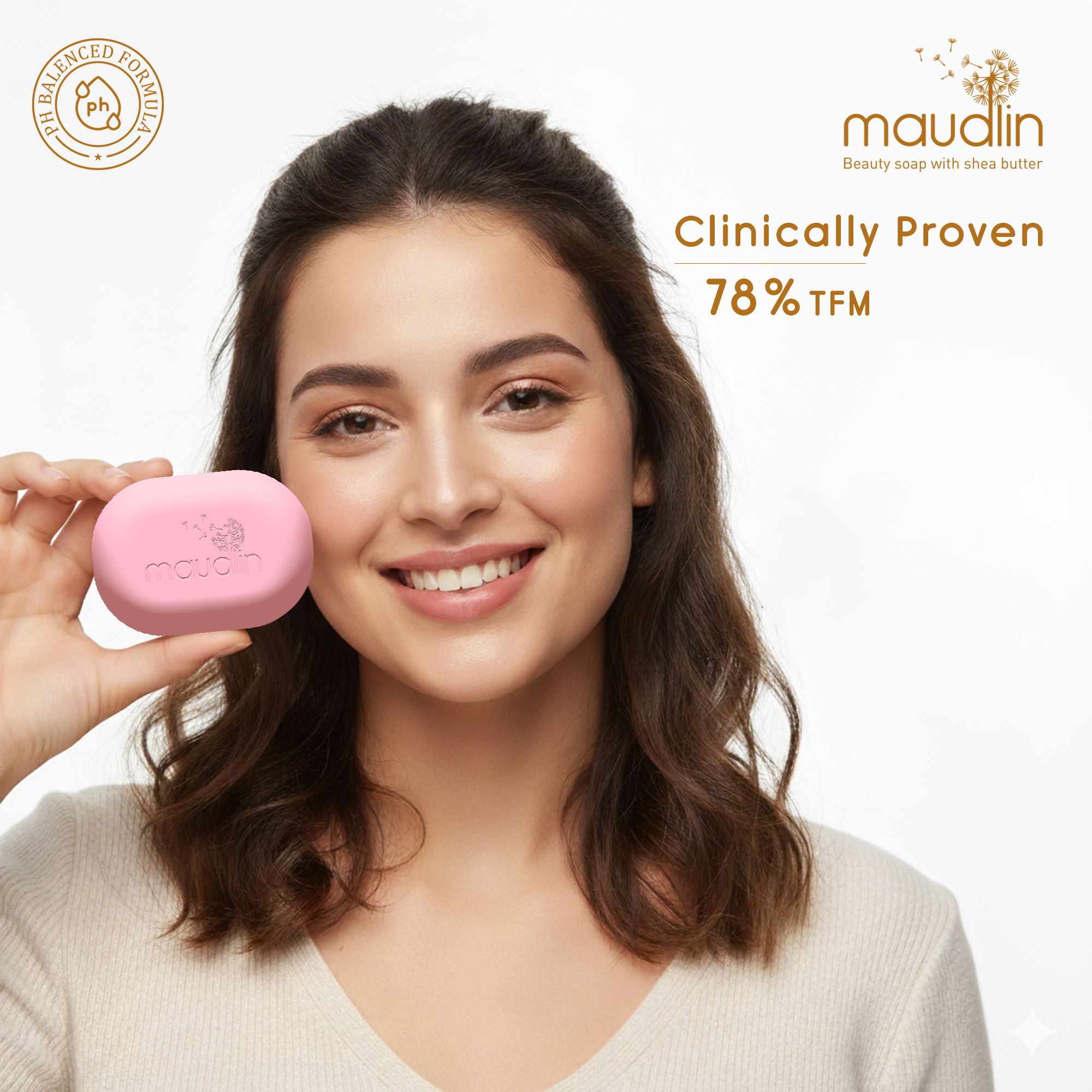 Maudlin Rose Soap With Shea Butter