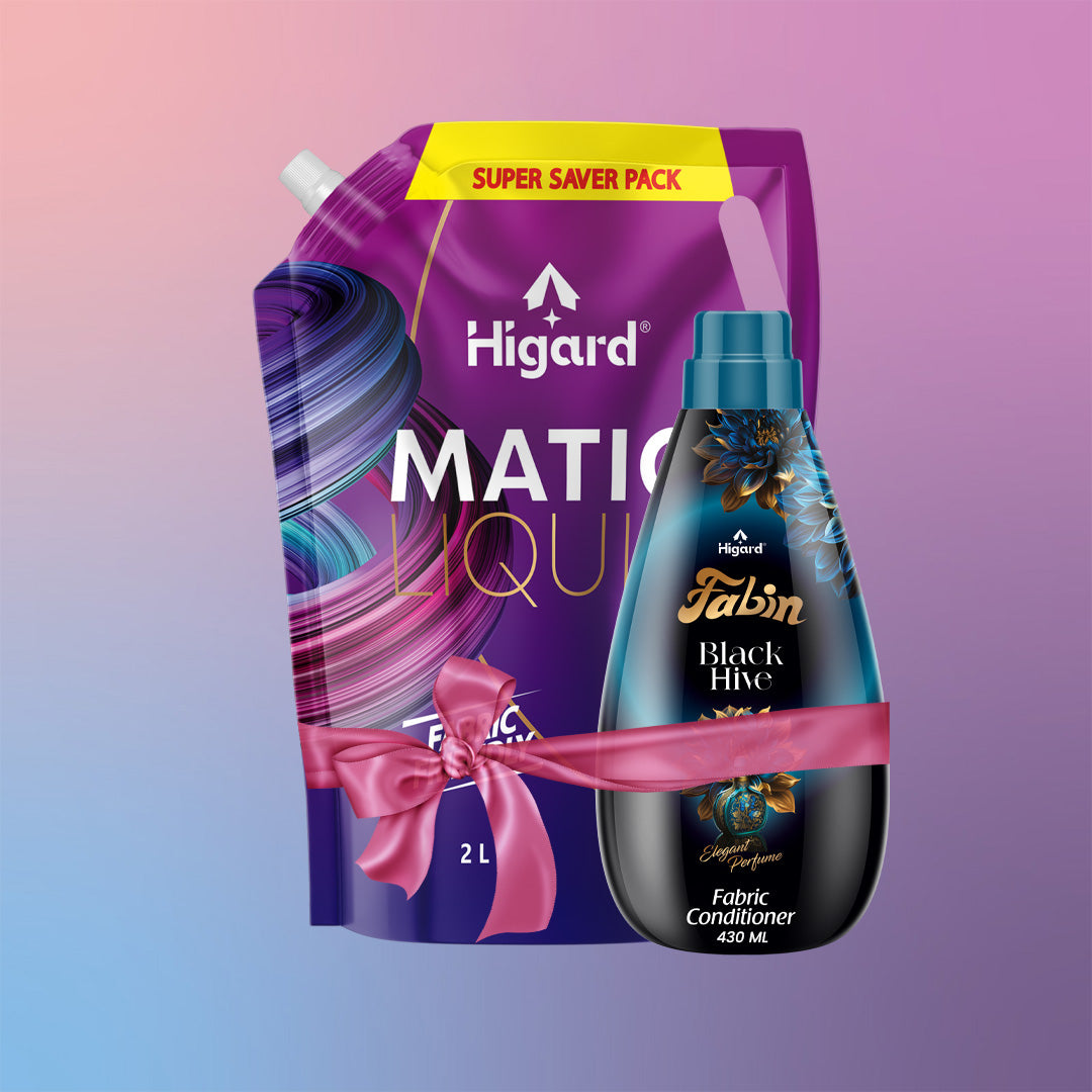 Matic Liquid Detergent – Top Load + Fabin Black Hive Fabric Conditioner 430 ml (Free)