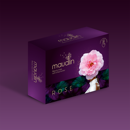 Maudlin Rose Soap | Shea Butter | Beauty Soap | 78% TFM | 100gm